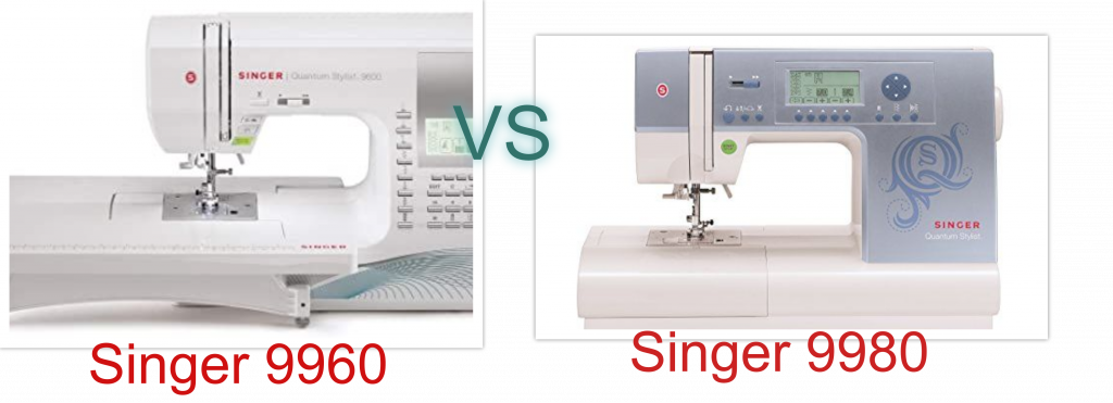 Snger 9960 vs 9980
